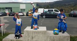 El joven piloto dezano se subi� al primer caj�n del podio en Soutelo.
