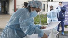 Cribado con pruebas PCR realizado la pasada semana en Mugardos