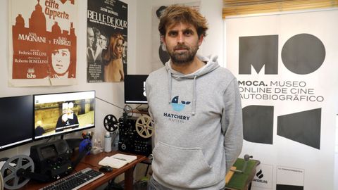 Pablo G�mez Sala, en la sede del MOCA.