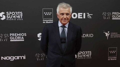 Juan Antonio Samaranch, durante una gala de premios.