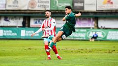 Brais Val intent� varios disparos desde la frontal que no fructificaron