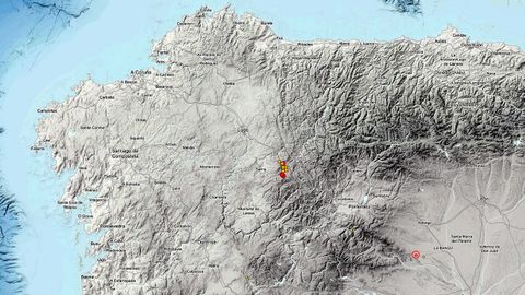 Imagen publicada por el IGN con los puntos donde se produjeron los se&iacute;smos