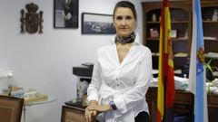 Mara Elena Steinger, en su despacho en la Fiscala de A Corua