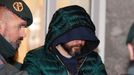 Pedro Luis Nieva, en el momento de ser detenido acusado de ser el inductor del asesinato del concejal de Llanes Javier Ardines
