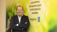 Javier Dom�nguez Lino, presidente de Sogama desde el 11 de febrero del 2015.