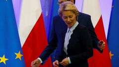 Von der Leyen, tras reunirse con el polaco Morawieck