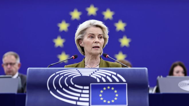 La presidenta de la Comisi�n Europea, Ursula Von der Leyen.