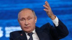 El presidente ruso, Vlad�mir Putin, en el Foro Econ�mico de Vladivostok.