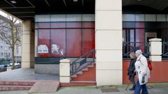 Antigua sucursal del Banco Pastor en la calle Manuel Aza�a de A Coru�a