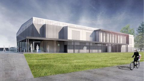 Recreaci�n del pabell�n de Tarr�o, que va a ser rehabilitado de forma integral