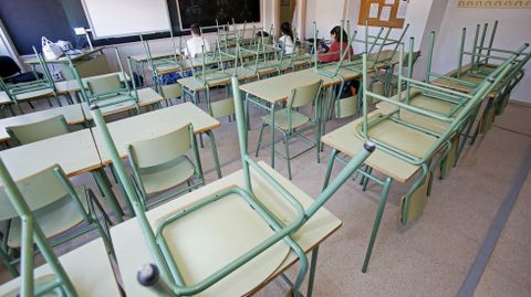 Paro en el IES S�nchez Cant�n, en Pontevedra