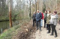 Santiago Villanueva, con la directora xeral Ver�nica Tellado.