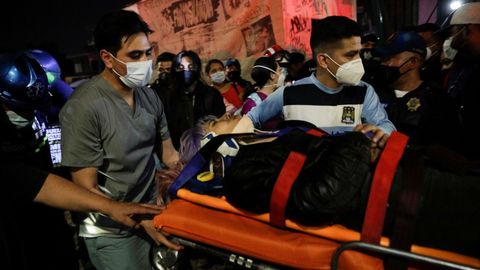 Derrumbe con v�ctimas en el metro de Ciudad de M�xico