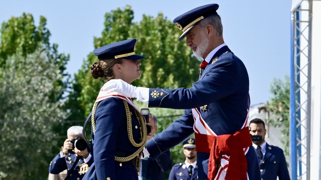 La princesa Leonor pone fin a su formación militar en Murcia