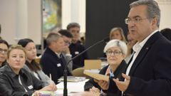 Luis Menor, en la inauguraci�n del �laboratorio de ideas�.