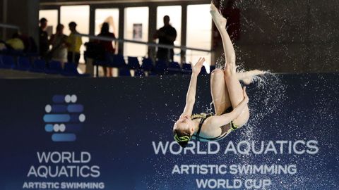 Campeonato del mundo de nataci�n sincronizada en Pontevedra