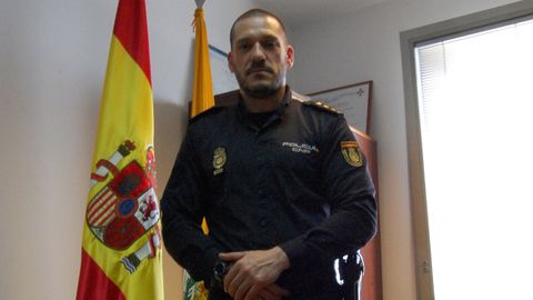 Luis Esteban, comisario de la Polic�a Nacional en Algeciras