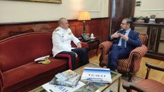 El alcalde recibi� al nuevo comandante de la Fuerza de Protecci�n de la Armada.