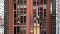 Edificio del Agra do Orz�n (A Coru�a) que estuvo okupado 14 meses