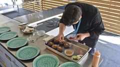 Primer campeonato de tapas de Galicia, que se celebra en Pontevedra