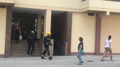 Los Bombeiros confirmaron que las mediciones de gas dieron negativo