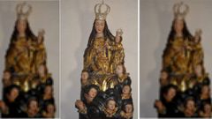 Imagen de la Virgen Inglesa, de la Catedral de Mondoñedo, que será expuesta en la colegiata de Santa María de Villafranca del Bierzo