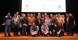 Los participantes en el taller de empleo recibieron los diplomas que acreditan su formaci�n. 