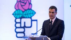 Pedro S�nchez, durante la clausura del Consejo de la Internacional Socialista en Santo Domingo