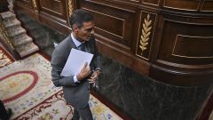 Snchez, el mircoles pasado durante la primera sesin de control al Congreso del curso.