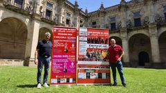 Antonio Puga y Modesto Vispo presentaron el festival Baila Conmigo de Celanova