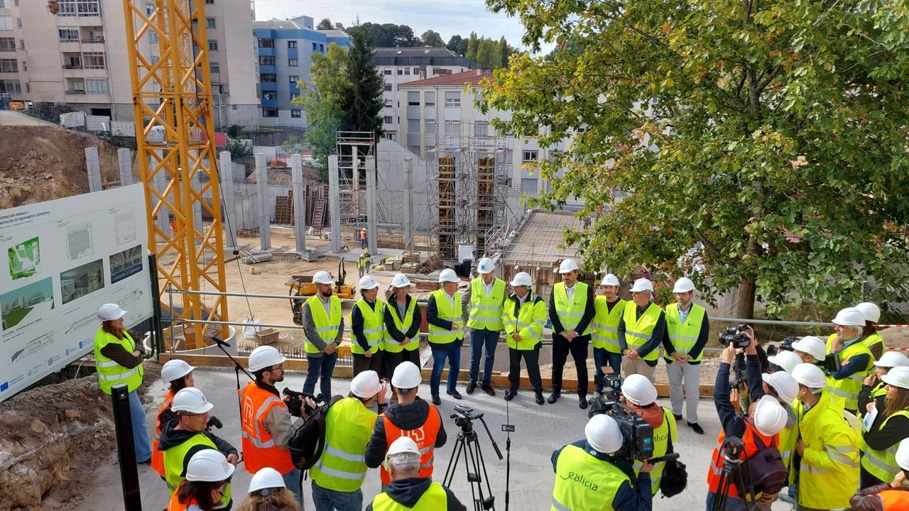 El nuevo pabellón de Monte Porreiro une al Estado, a la Xunta y al Concello de Pontevedra