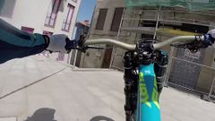 �Volando� desde O Castro hasta O Berb�s, en poco m�s de minuto y medio