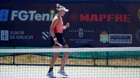 Alina Charaeva, finalista enel torneo Cidade de Ourense.