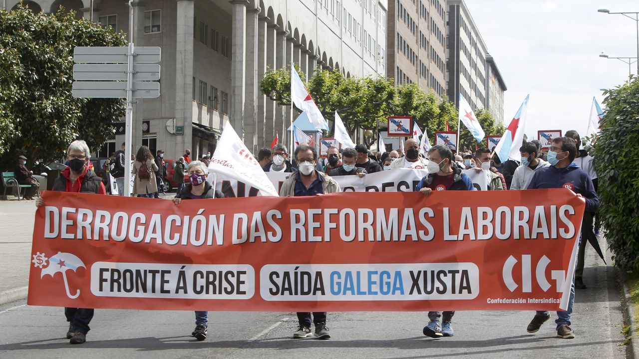 Ferrolterra conmemora el Día del Trabajador con un SOS por su maltrecha ...
