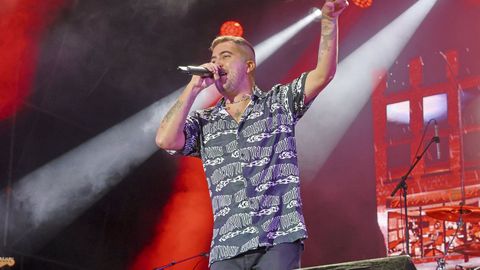 Beret actuando en Ferrol en el 2024.