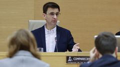 El presidente de RTVE, Jos� Pablo L�pez, en el Congreso de los Diputados