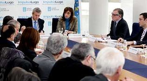 Alfonso Rueda presidi� la reuni�n de la comisi�n de seguimiento celebrada en la ciudad.