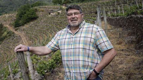 Csar Enrquez, Cachn, es el candidato del PP a la alcalda de Castro Caldelas.