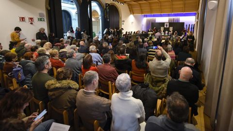 Entrega dos premios Cidade de Pontevedra a Fernando Pintos e Polo Correo do Vento
