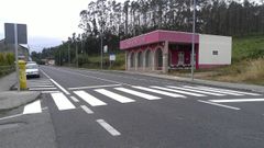 La AC-862 a su paso por Felgosas, en el municipio de Cerdido, en una fotograf�a de archivo