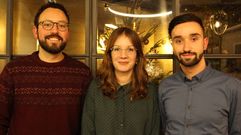 Manuel Rial, Paula V�zquez y Pablo Alvite 