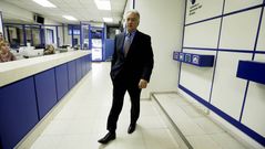 Miguel Reija antes de dar su rueda de prensa