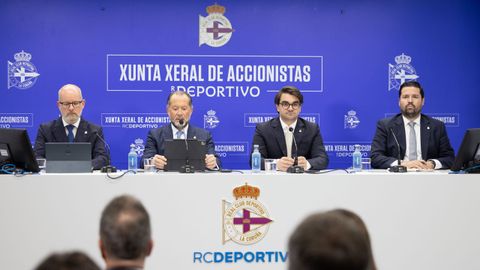 Imagen de la ltima junta de accionistas del Deportivo