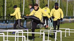 Entrenamiento del Celta en A Madroa