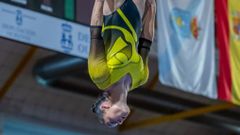 Melania Rodrguez en pleno ejercicio