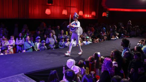 Festival infantil en la Sala Capitol de Santiago.