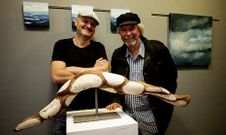 Francisco y Mar�a, de bodas de oro con su hija Mar�a Luisa. 