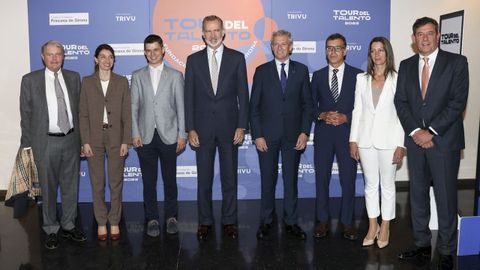 Marc Schneeberger, tercero por la izquierda, se hizo con el Premio Princesa de Girona de Investigaci�n Cient�fica 2023