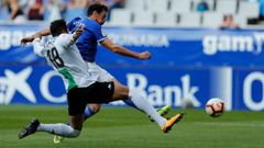 Gol Toche Real Oviedo Extremadura Carlos Tartiere.Toch� anota el 1-0 frente al Extremadura