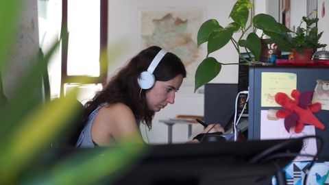 Paula Vali�o, la amiense directora de arte de��El corto de Rub�n�